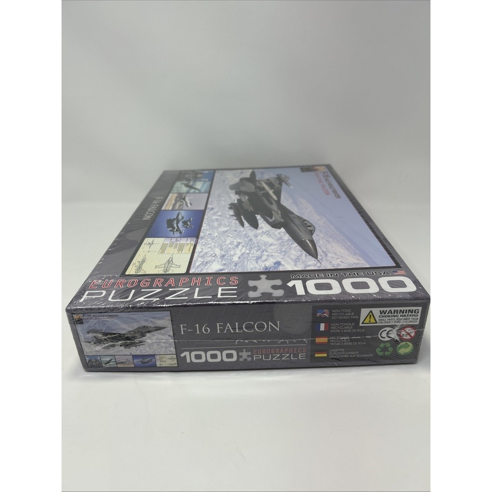 Eurographics Puzzles F-16 Fighting Falcon 6000-4956 1000 Pieces New NIB SEALED - Picture 3 of 8